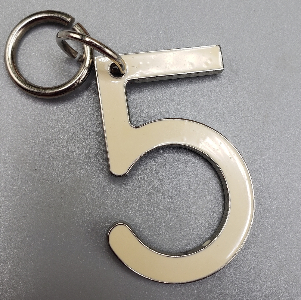 Chanel #5 Keychain Fob Charm